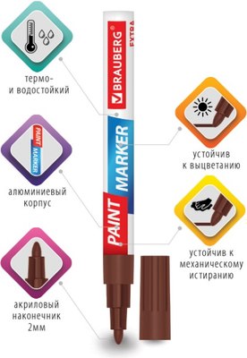 Маркер-краска Brauberg Extra / 151975
