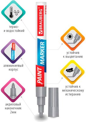 Маркер-краска Brauberg Extra / 151971