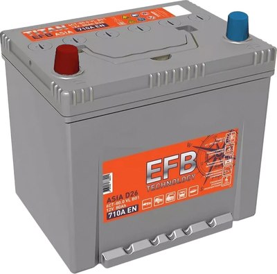 Автомобильный аккумулятор TITAN Asia EFB B01 710A L+ (80 А/ч) - фото