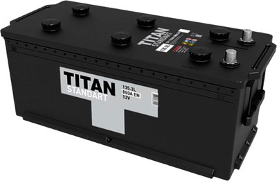 Автомобильный аккумулятор TITAN Standart 850A R+ (135 А/ч) - фото
