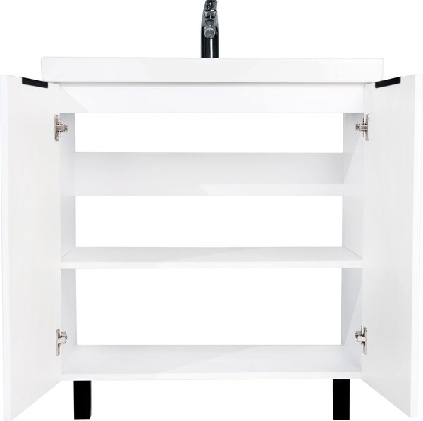 Тумба под умывальник Viant Берлин Moduo 80 / VBER80MDBEL-T2ST