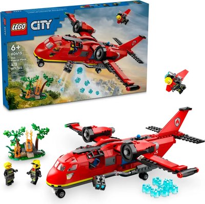 Конструктор Lego City Fire Rescue Plane 60413