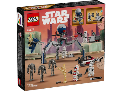 Конструктор Lego Star Wars Clone Trooper & Battle Droid Battle Pack 75372 - фото