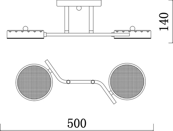 Потолочный светильник ESCADA 10273/2 LED