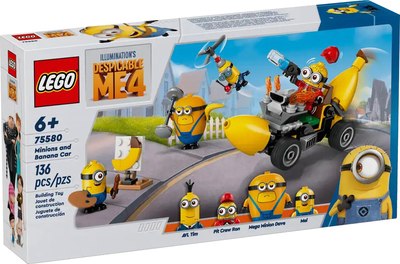 Конструктор Lego Minions Миньоны и машина-банан 75580 - фото