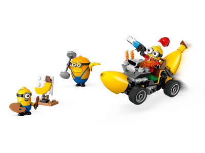 Конструктор Lego Minions Миньоны и машина-банан 75580