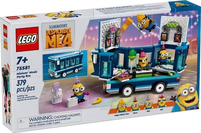 Конструктор Lego Minions Музыкальный автобус миньонов 75581 - фото