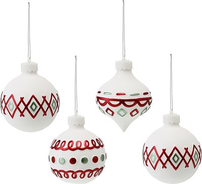 Набор елочных игрушек Tkano New Year Essential Festive embroidey / TK24-NY_DEC0023 - фото