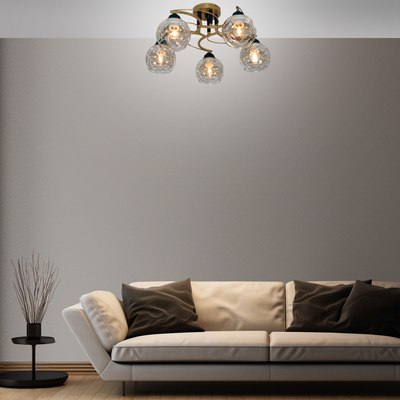 Люстра Элетех Лия НПБ 01-5x60-128 Е27 / 1005405439