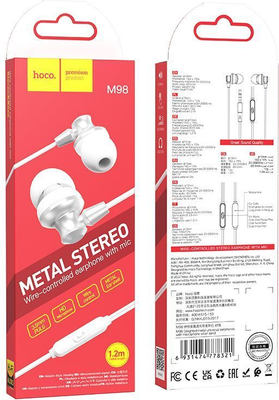 Наушники Hoco M98 Delighted Metal Universal