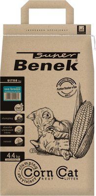 Наполнитель для туалета Super Benek Corn Cat Ультра Морской бриз - фото