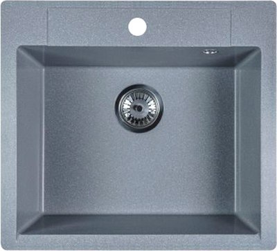 Мойка кухонная AV Engineering Unit AVE550500SLA (серебристый) - фото