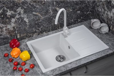 Мойка кухонная AV Engineering Benefit AVE730470WTA (белый)