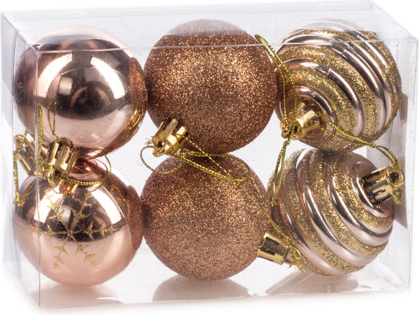 Набор шаров новогодних Ausini JQ-5819/GR - фото