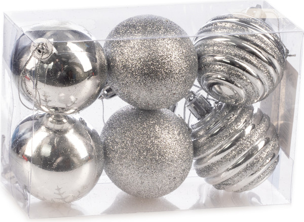 Набор шаров новогодних Ausini JQ-5819/SL - фото
