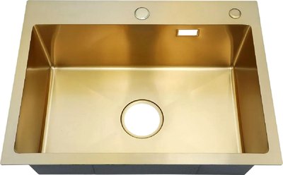 Мойка кухонная РМС MR-5843G (корзина раздвижная и дозатор врезной) - фото