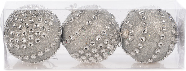 Набор шаров новогодних Ausini JQ-14039/SL - фото