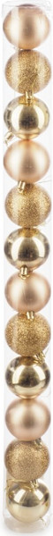 Набор шаров новогодних Ausini HE20248-60-4 - фото