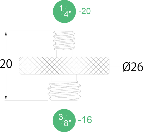 Адаптер для крепления студийного оборудования Kupo KS-123