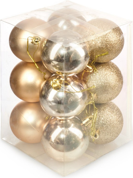 Набор шаров новогодних Ausini HE20248-63-4 - фото