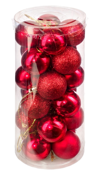 Набор шаров новогодних Ausini HE20248-58-5 - фото