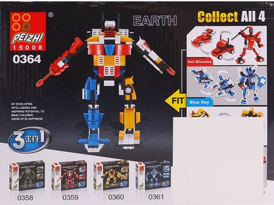 Конструктор Peizhi Робот 364 / 1143017