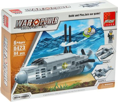 Конструктор Peizhi Субмарина 423 / 1688228 - фото