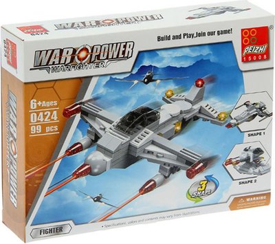 Конструктор Peizhi Истребитель 424 / 1688227 - фото