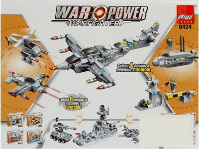 Конструктор Peizhi Истребитель 424 / 1688227