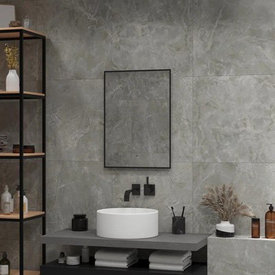 Зеркало Континент Amer Black Led 60x100