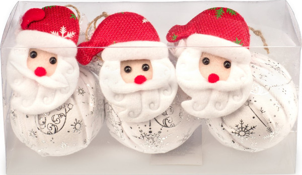 Набор шаров новогодних Ausini HE20248-75 - фото