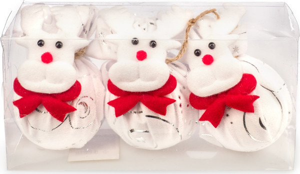 Набор шаров новогодних Ausini HE20248-76 - фото