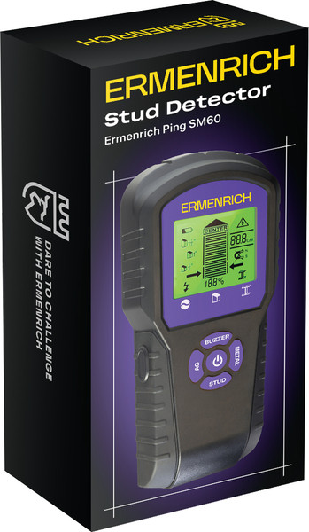 Детектор скрытой проводки Ermenrich Ping SM60 / 83836