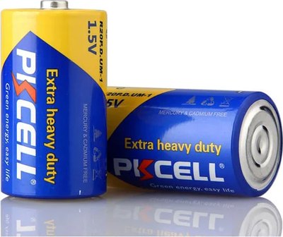 Комплект батареек Pkcell D R20 / R20P-2B
