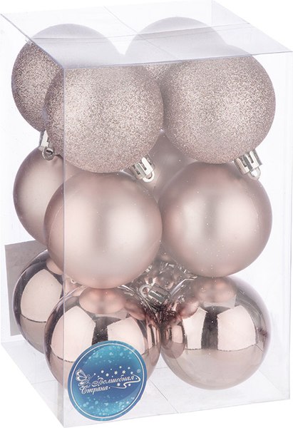 Набор шаров новогодних Волшебная страна SYQA-0123165-05 / 106324 - фото