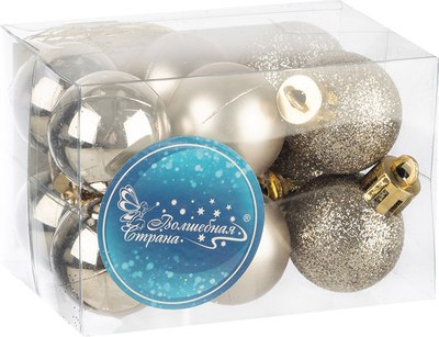 Набор шаров новогодних Волшебная страна SYQA-0123162-09 / 106319 - фото