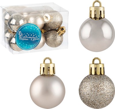 Набор шаров новогодних Волшебная страна SYQA-0123162-09 / 106319