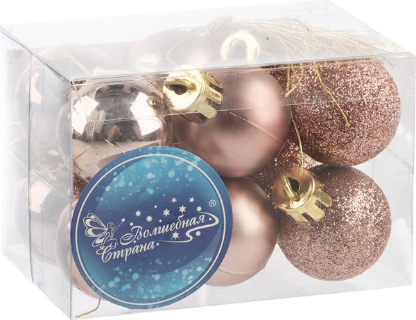 Набор шаров новогодних Волшебная страна SYQA-0123162-07 / 106317 - фото