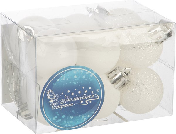 Набор шаров новогодних Волшебная страна SYQA-0123162-06 / 106316 - фото