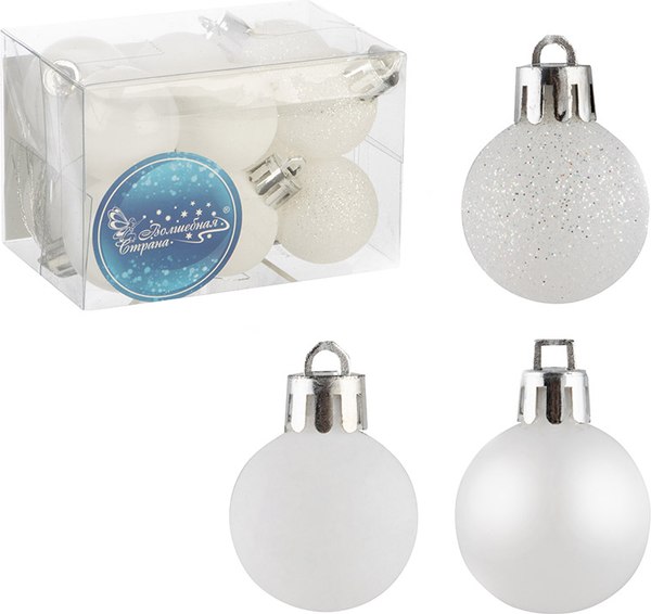 Набор шаров новогодних Волшебная страна SYQA-0123162-06 / 106316