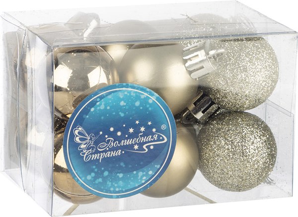 Набор шаров новогодних Волшебная страна SYQA-0123162-05 / 106315 - фото