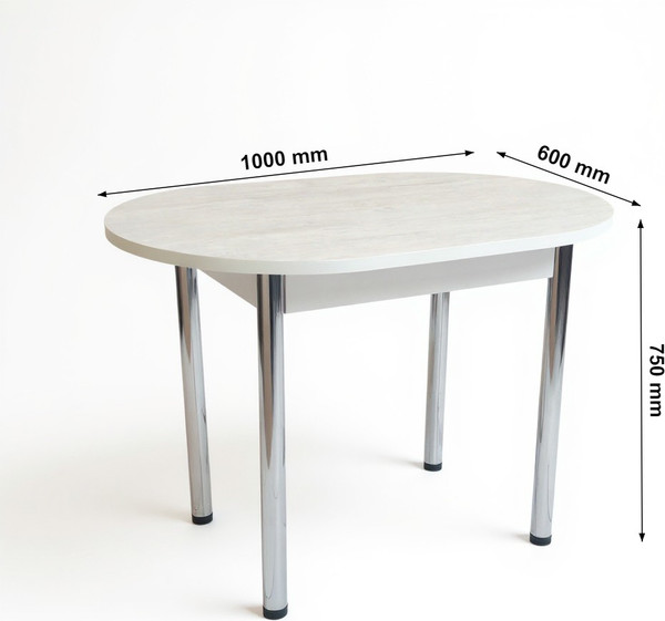 Обеденный стол СВД Юнио 100х60 / 003О.П17.Х