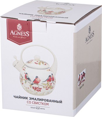 Чайник со свистком Agness 934-735