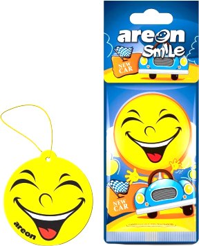 Ароматизатор автомобильный Areon Smile Ring New Car / ARE-ASD21 - фото