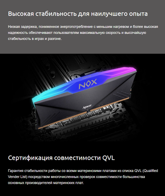 Оперативная память DDR4 Apacer AH4U32G36C25YNBAA-2