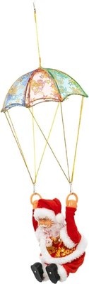 Елочная игрушка Волшебная страна Санта с парашютом / 103138 - фото