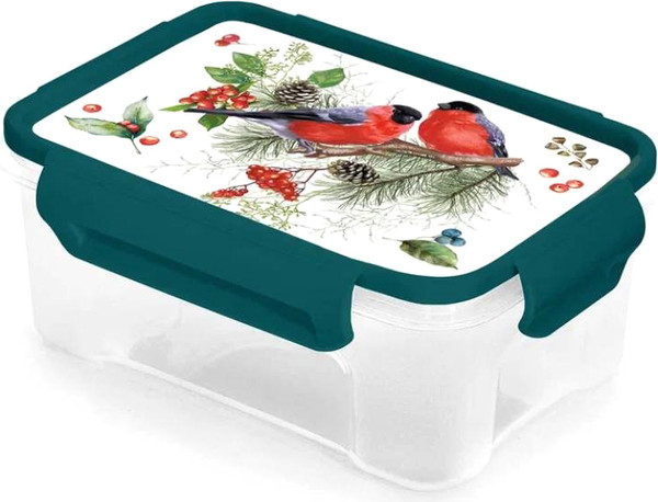 Контейнер Полимербыт Для СВЧ Снегири 4376186 - фото