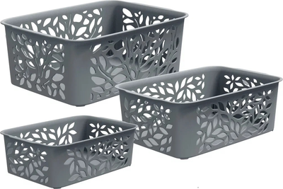 Набор корзин Полимербыт Leaves 4344804 - фото