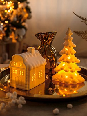 Ночник Лючия Фарфоровый Домик 03 / 185-03