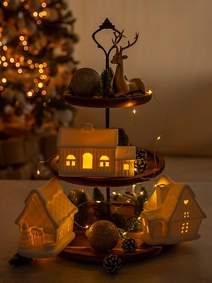 Ночник Лючия Фарфоровый Домик 09 / 185-09